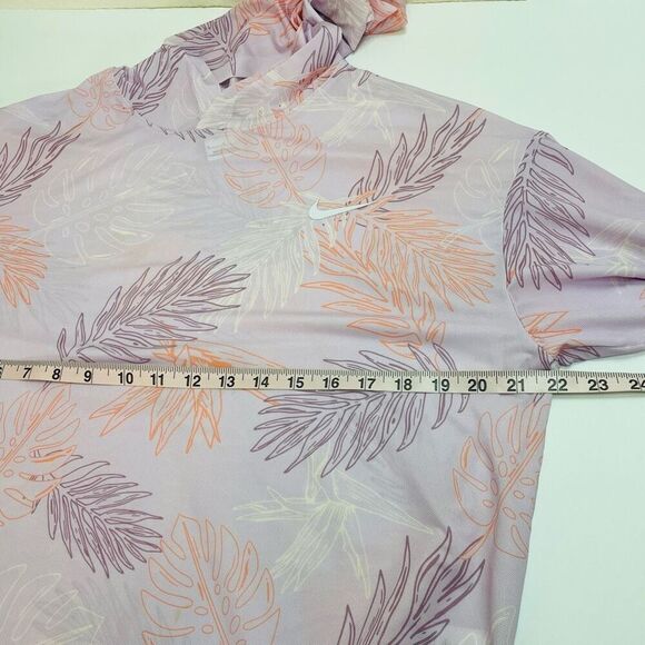 Nike Pro Cover Up Hoodie Purple Aloha Size Small - Picture 8 of 13